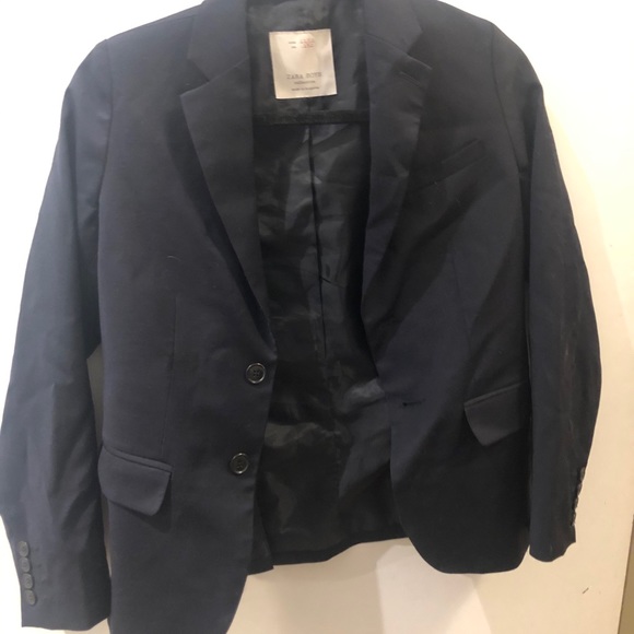 Zara boys black blazer size 11-12 - Picture 2 of 2